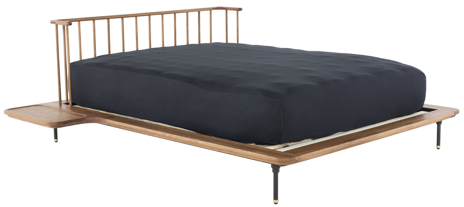 Nuevo - HGDA490 - Queen Bed - Distrikt Bed - Hard Fumed