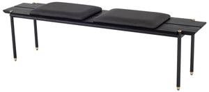 Nuevo - HGDA685 - Cushion - Stacking Bench - Storm Black