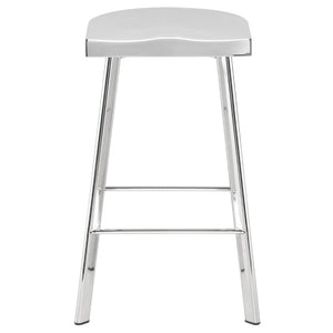 Nuevo - HGDE236 - Counter Stool - Icon - Silver