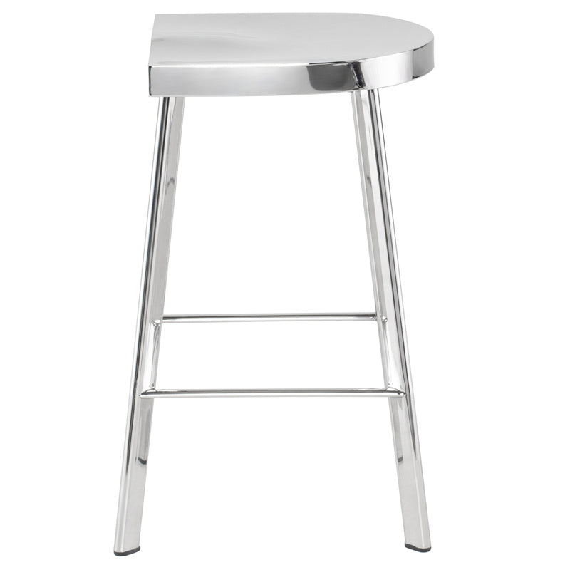 Nuevo - HGDE236 - Counter Stool - Icon - Silver