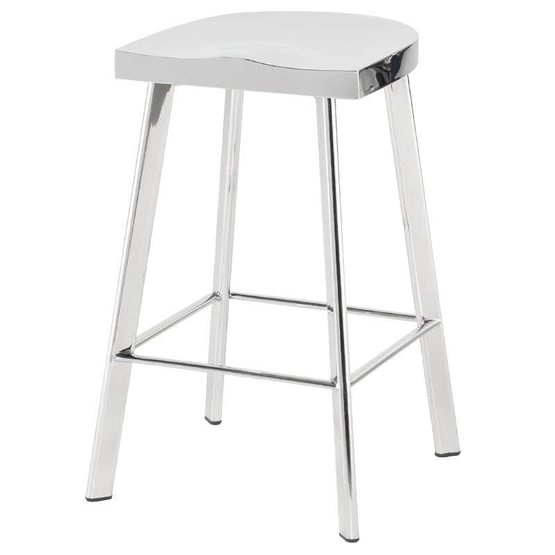 Nuevo - HGDE236 - Counter Stool - Icon - Silver