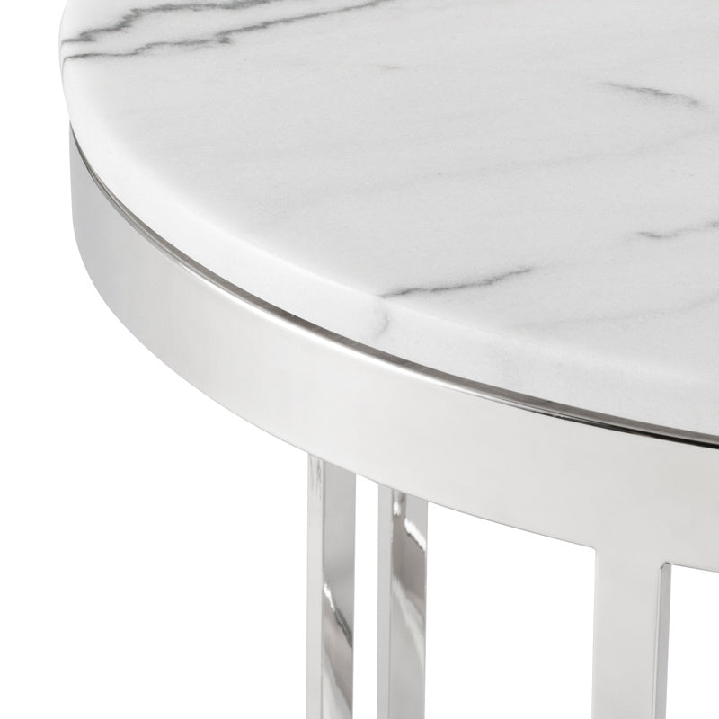 Nuevo - HGNA422 - Side Table - Nicola - White