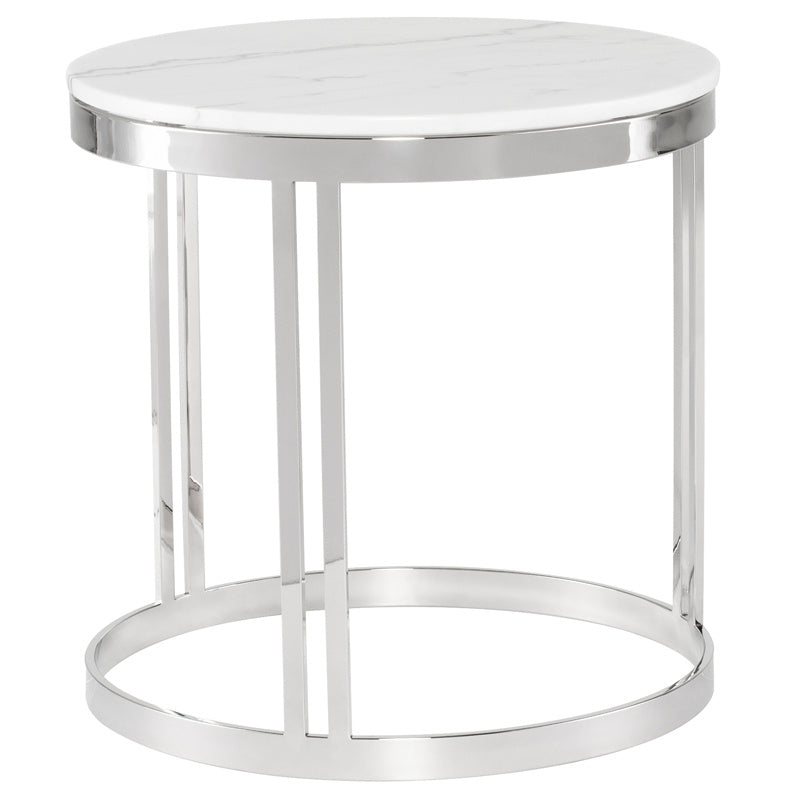 Nuevo - HGNA422 - Side Table - Nicola - White