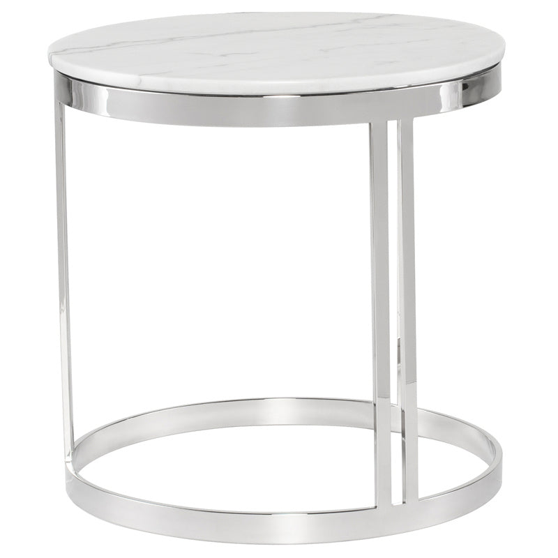 Nuevo - HGNA422 - Side Table - Nicola - White