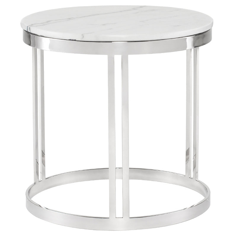 Nuevo - HGNA422 - Side Table - Nicola - White