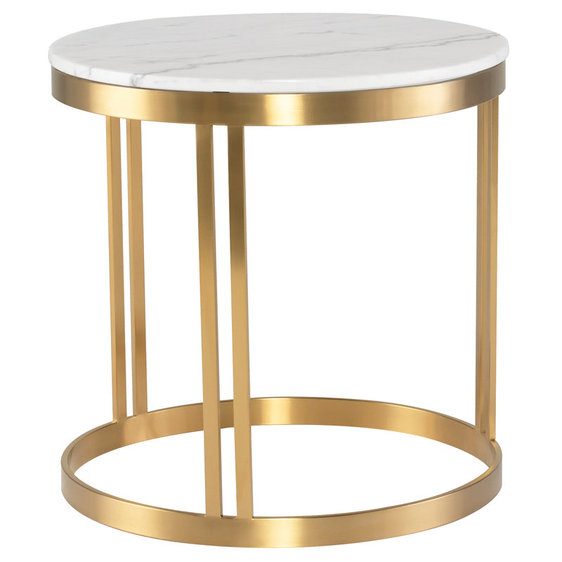 Nuevo - HGNA424 - Side Table - Nicola - White