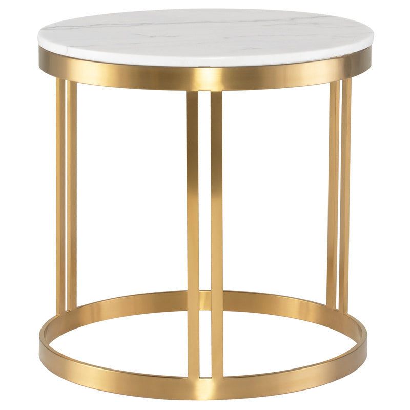 Nuevo - HGNA424 - Side Table - Nicola - White