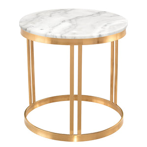 Nuevo - HGNA424 - Side Table - Nicola - White