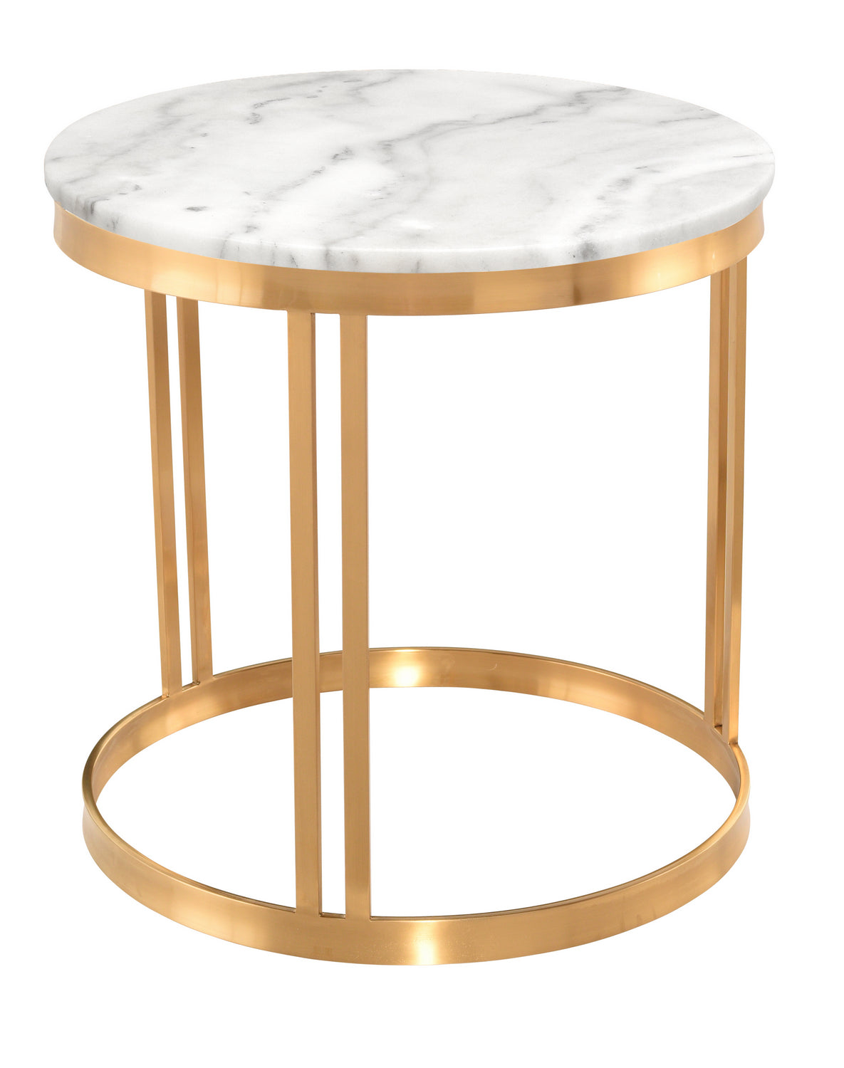 Nuevo - HGNA424 - Side Table - Nicola - White