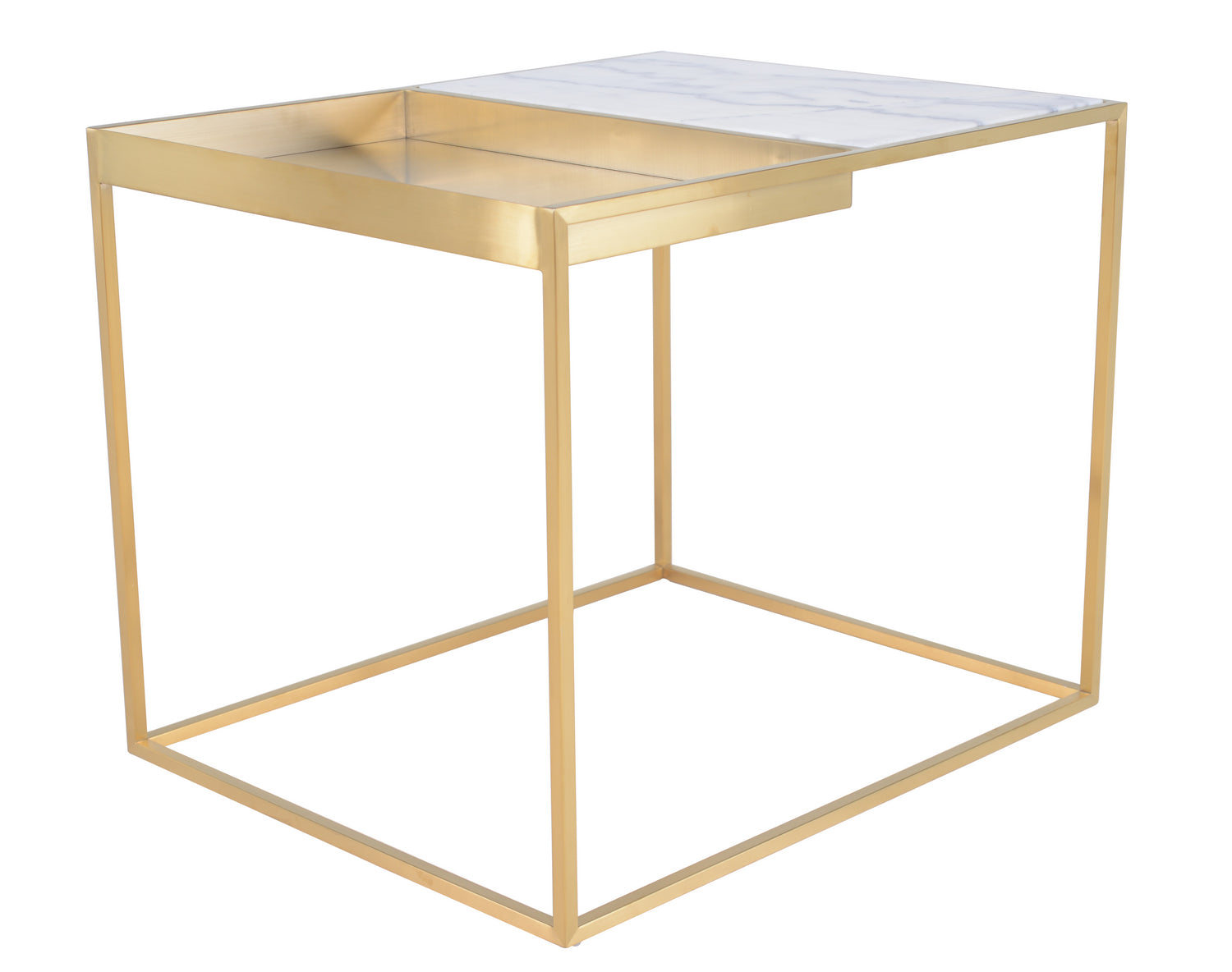 Nuevo - HGNA425 - Side Table - Corbett - White