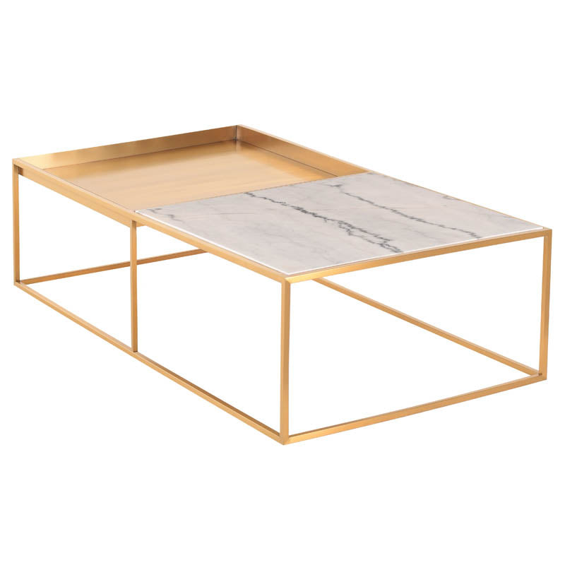 Nuevo - HGNA427 - Coffee Table - Corbett - White