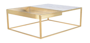 Nuevo - HGNA459 - Coffee Table - Corbett - White