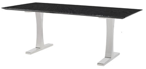 Nuevo - HGNA481 - Dining Table - Toulouse - Black Wood Vein