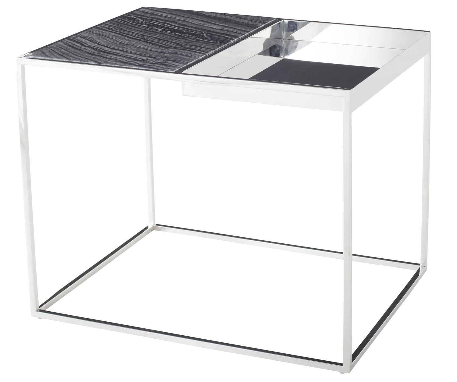 Nuevo - HGNA521 - Side Table - Corbett - Black Wood Vein