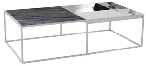 Nuevo - HGNA527 - Coffee Table - Corbett - Black Wood Vein