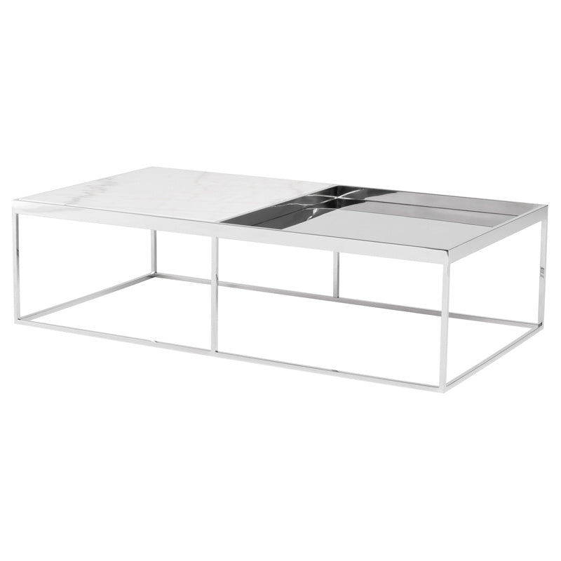 Nuevo - HGNA528 - Coffee Table - Corbett - White