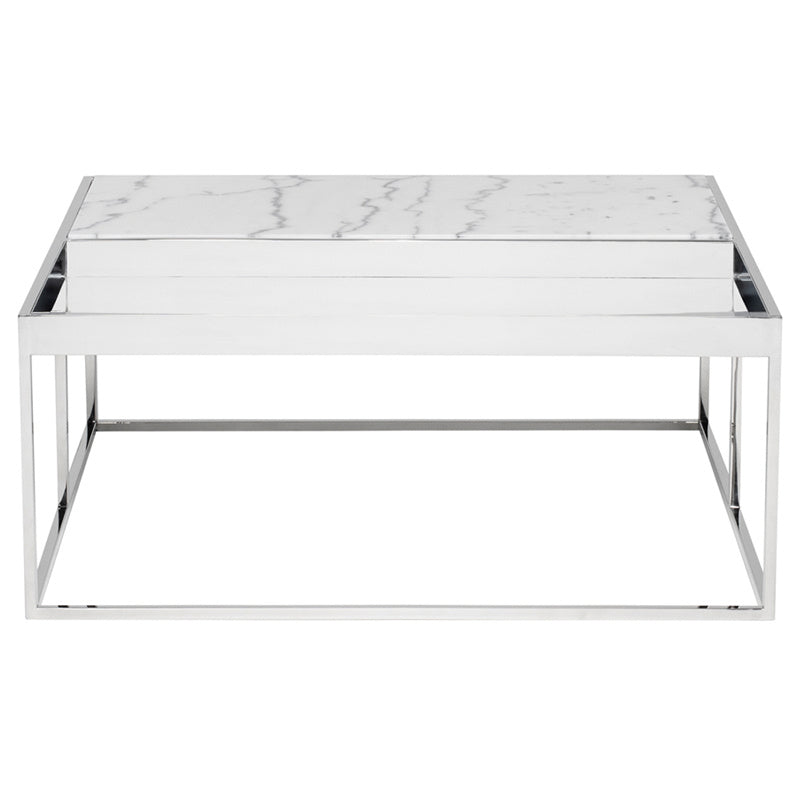 Nuevo - HGNA534 - Coffee Table - Corbett - White