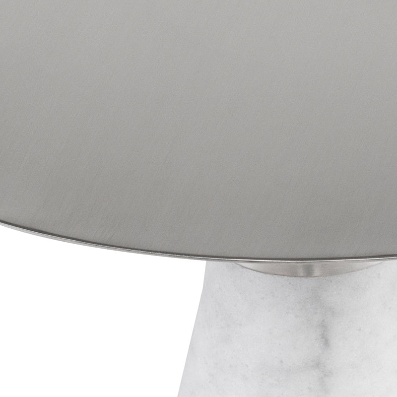 Nuevo - HGNA539 - Side Table - Iris - Silver