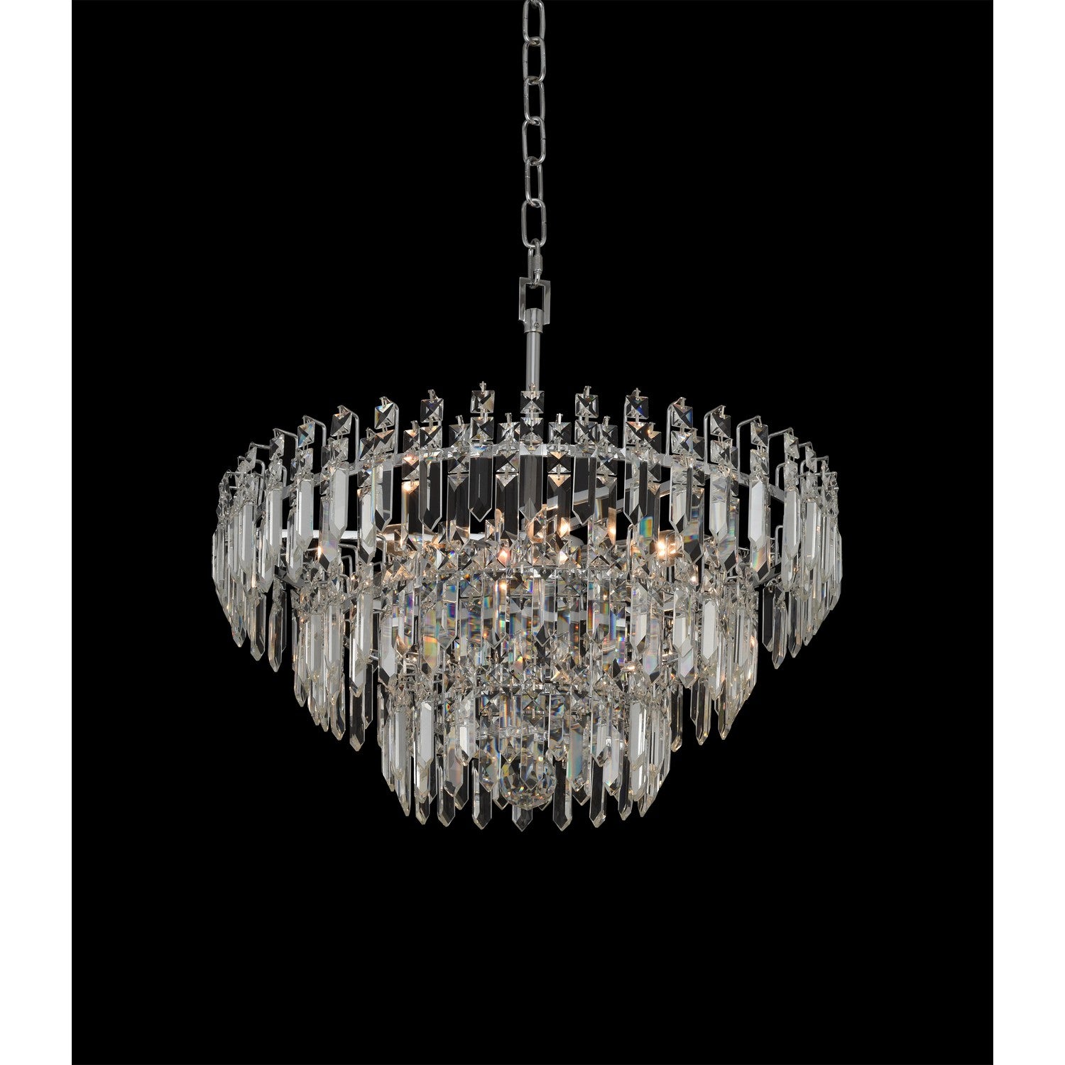 Allegri - 034740-010-FR001 - Six Light Convertible Pendant - Flush Mount - Pandoro - Chrome