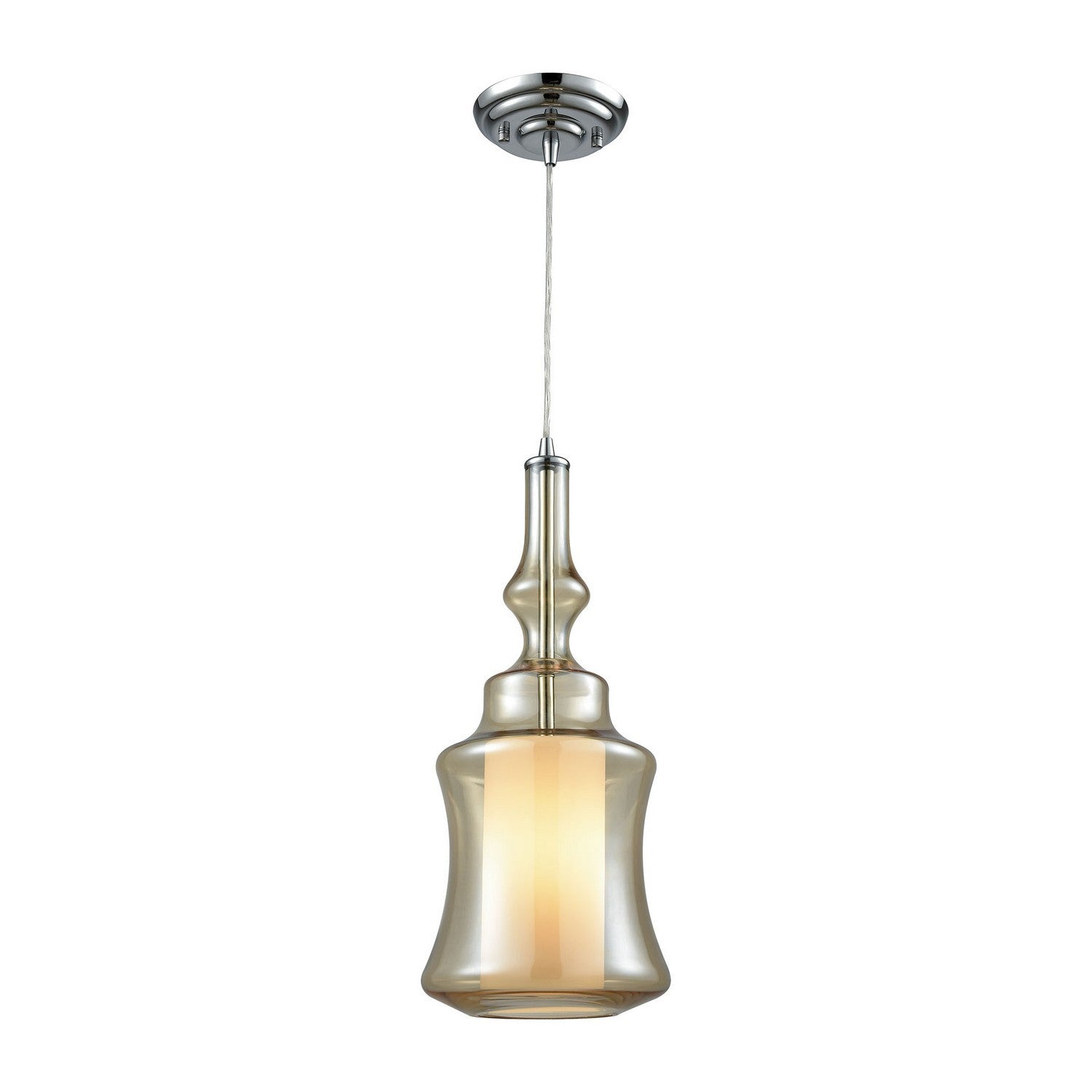 ELK Home - 56502/1-LA - One Light Mini Pendant - Alora - Polished Chrome