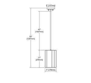 ELK Home - 72195/1-LA - One Light Mini Pendant - Lucian - Oil Rubbed Bronze