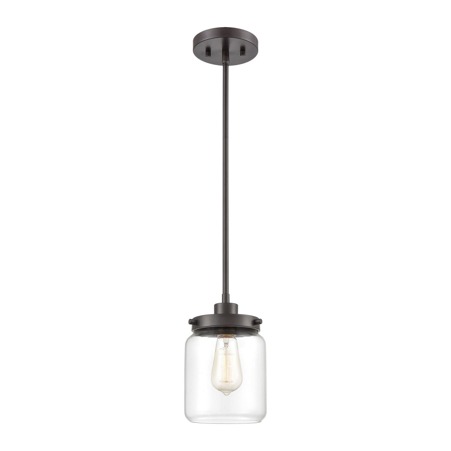 ELK Home - 85216/1 - One Light Mini Pendant - Mason - Oil Rubbed Bronze