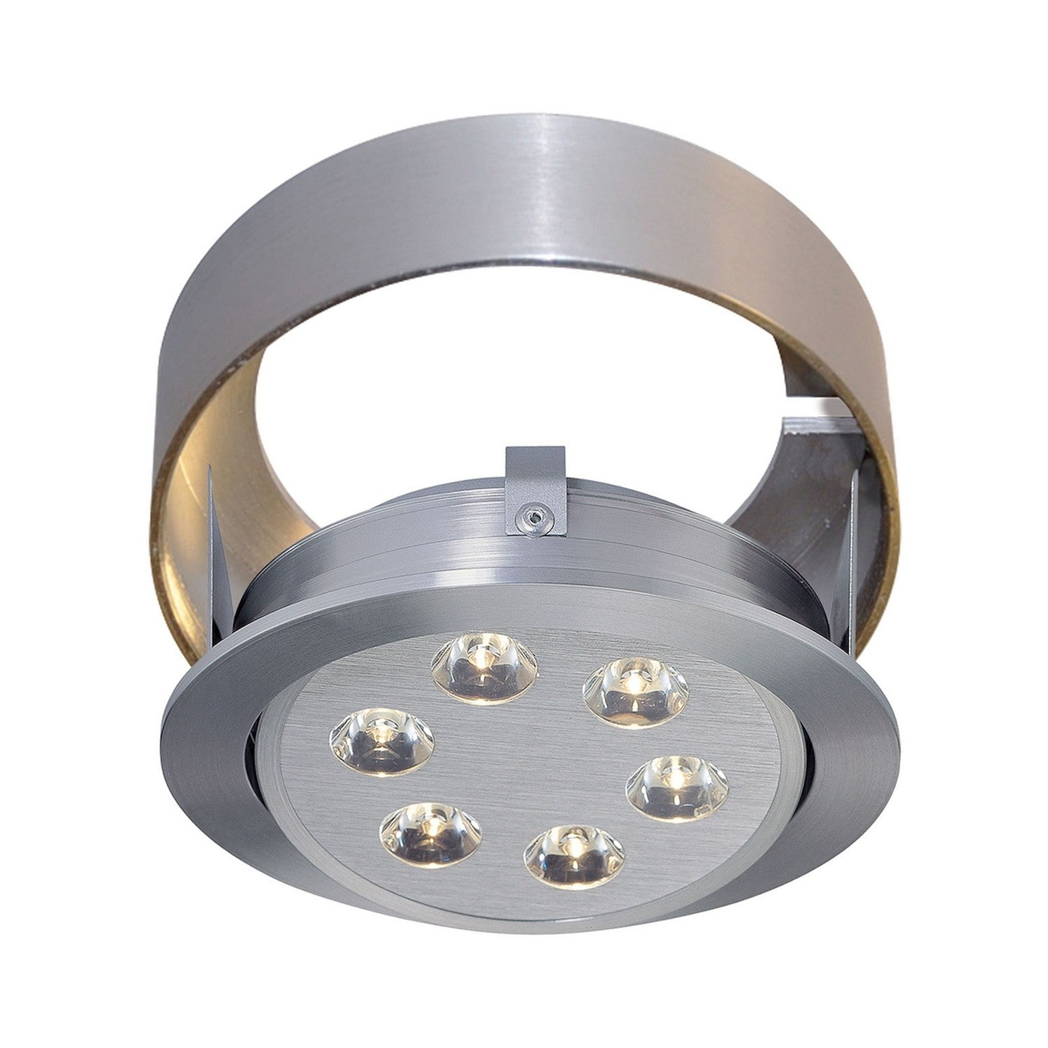 ELK Home - WLC142-N-98 - Collar Six Light Conversion Ring for J-Box - Tiro - Brushed Aluminum