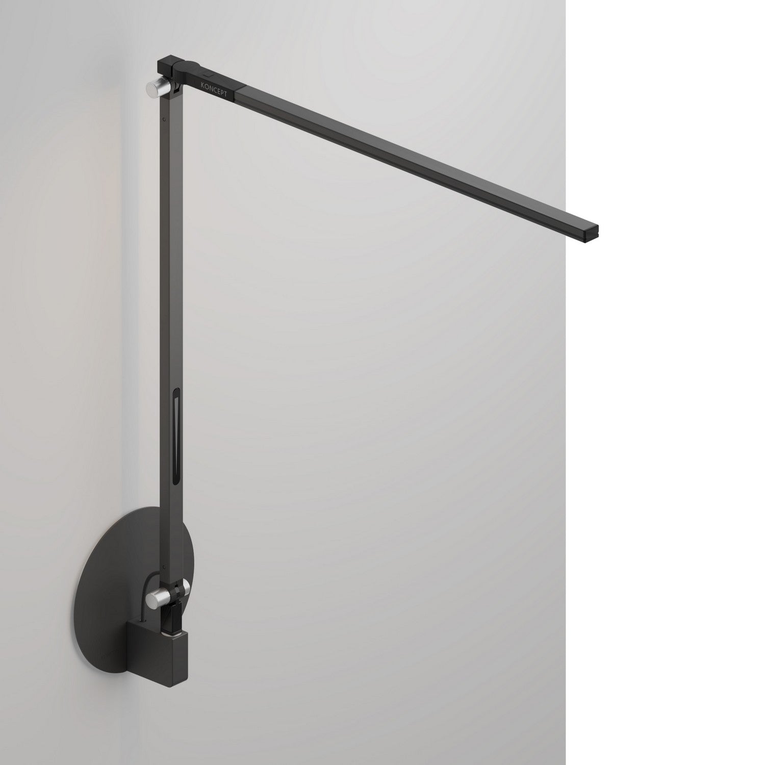 Koncept - AR1000-CD-MBK-HWS - LED Desk Lamp - Z-Bar - Metallic black