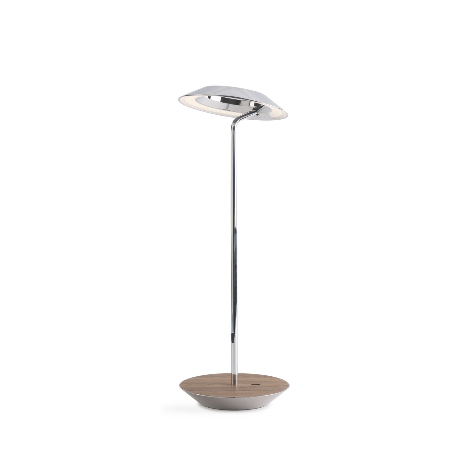 Koncept - RYO-SW-CRM-OWT-DSK - LED Desk Lamp - Royyo - Chrome, Oiled Walnut