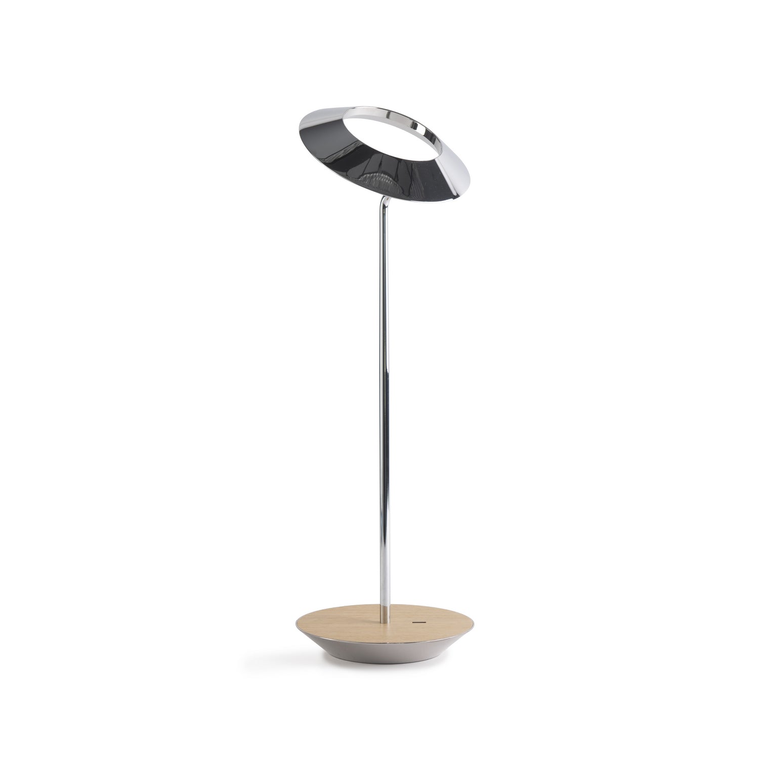 Koncept - RYO-SW-CRM-WOK-DSK - LED Desk Lamp - Royyo - Chrome, White Oak