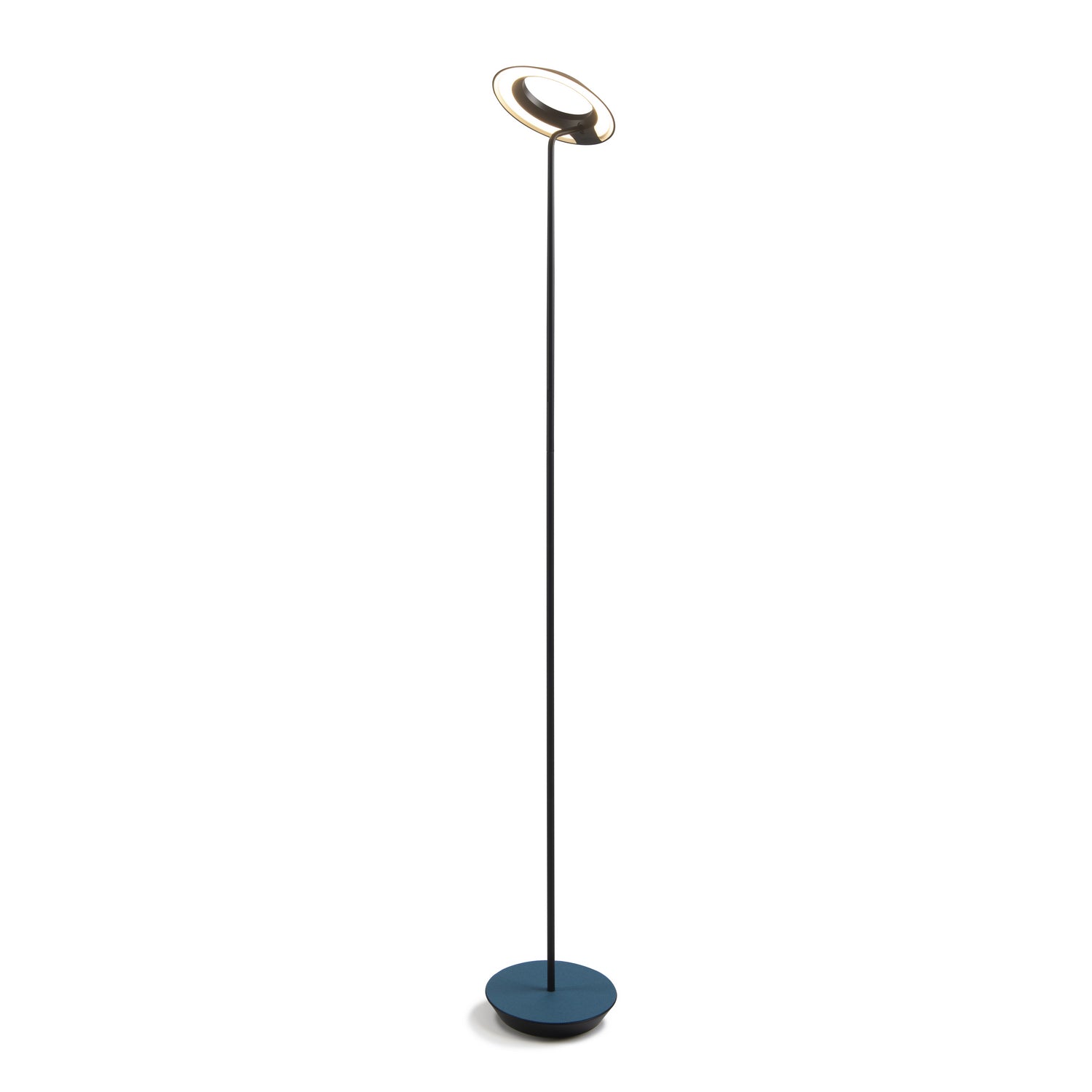 Koncept - RYO-SW-MTB-AZF-FLR - LED Floor Lamp - Royyo - Matte Black, Azure Felt