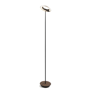 Koncept - RYO-SW-MTB-OWT-FLR - LED Floor Lamp - Royyo - Matte Black, Oiled Walnut