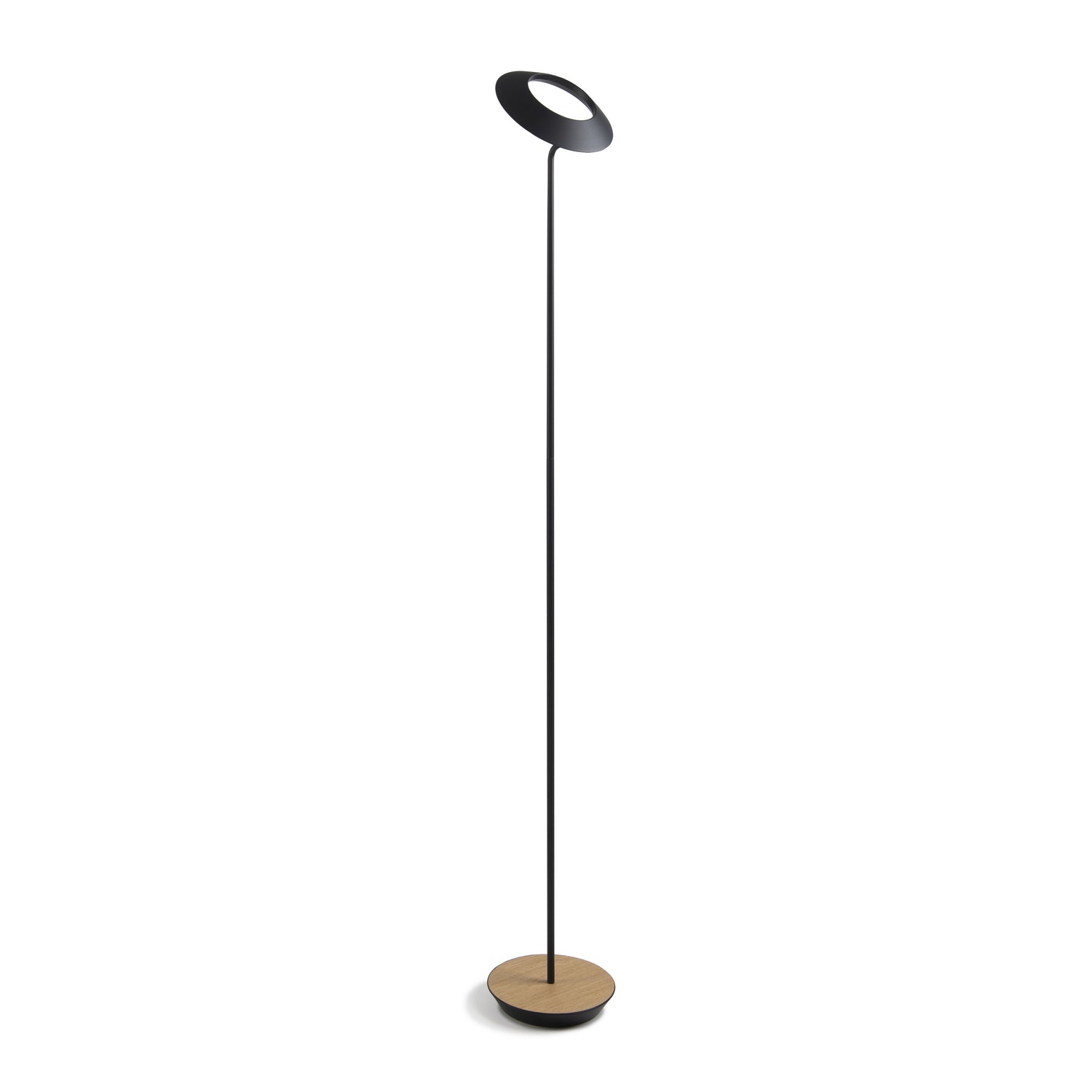 Koncept - RYO-SW-MTB-WOK-FLR - LED Floor Lamp - Royyo - Matte Black, White Oak