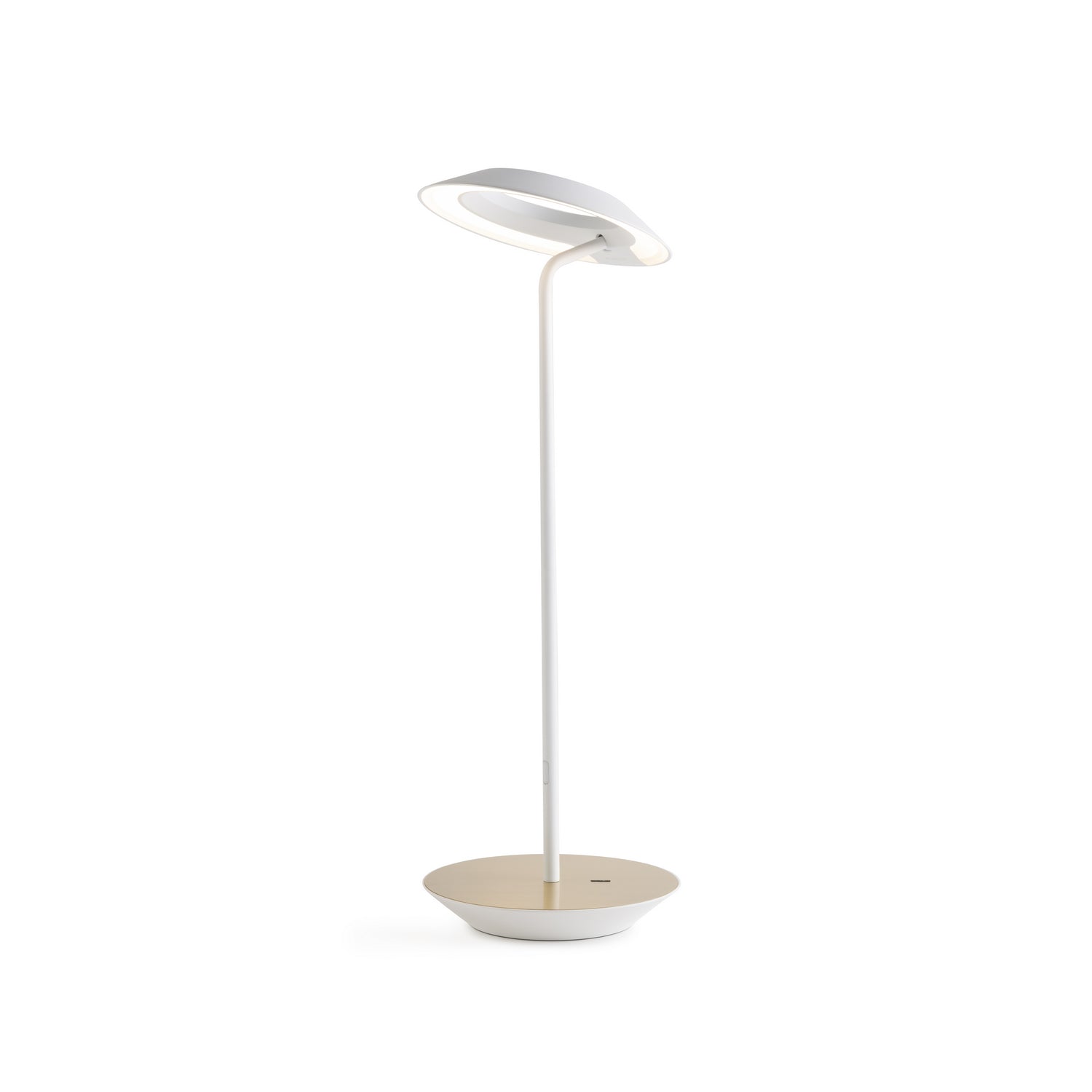 Koncept - RYO-SW-MWT-BRS-DSK - LED Desk Lamp - Royyo - Matte White, Brass