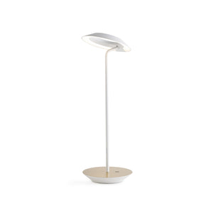 Koncept - RYO-SW-MWT-BRS-DSK - LED Desk Lamp - Royyo - Matte White, Brass