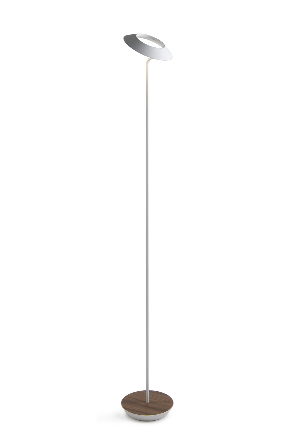 Koncept - RYO-SW-MWT-OWT-FLR - LED Floor Lamp - Royyo - Matte White, Oiled Walnut