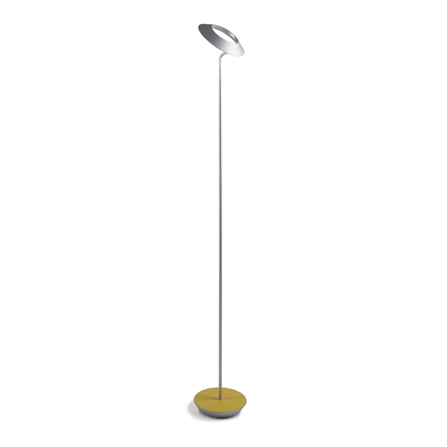 Koncept - RYO-SW-SIL-HDF-FLR - LED Floor Lamp - Royyo - Silver, Honeydew Felt