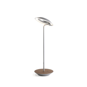 Koncept - RYO-SW-SIL-OWT-DSK - LED Desk Lamp - Royyo - Silver, Oiled Walnut