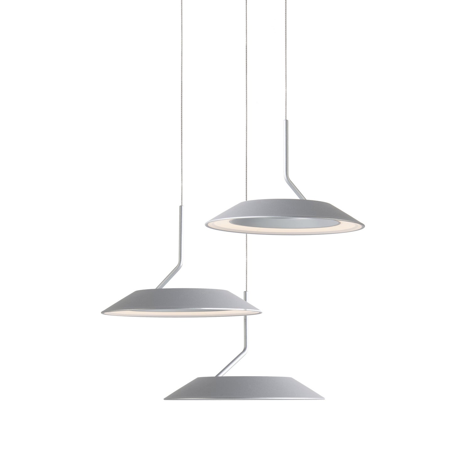 Koncept - RYP-C3-SW-SIL - LED Pendant - Royyo - Silver