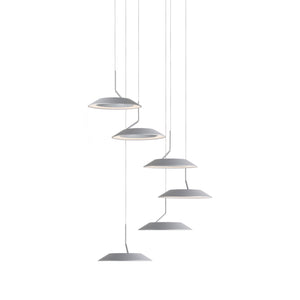 Koncept - RYP-C6-SW-SIL - LED Pendant - Royyo - Silver