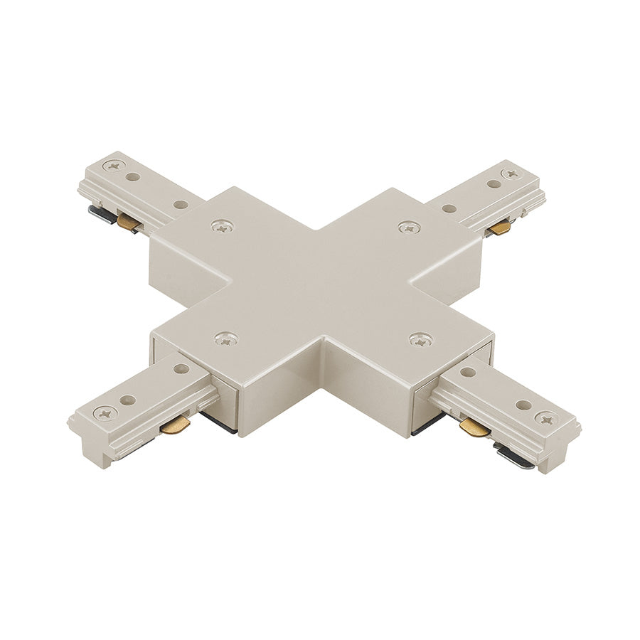 W.A.C. Lighting - HX-BN - Track Connector - H Track - Brushed Nickel