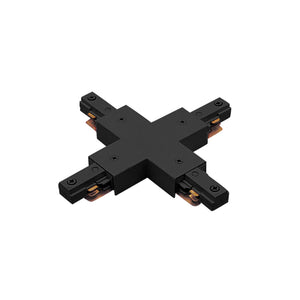 W.A.C. Lighting - J2-X-BK - Track Connector - J Track - Black