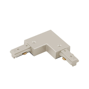 W.A.C. Lighting - LL-LEFT-BN - Track Connector - L Track - Brushed Nickel