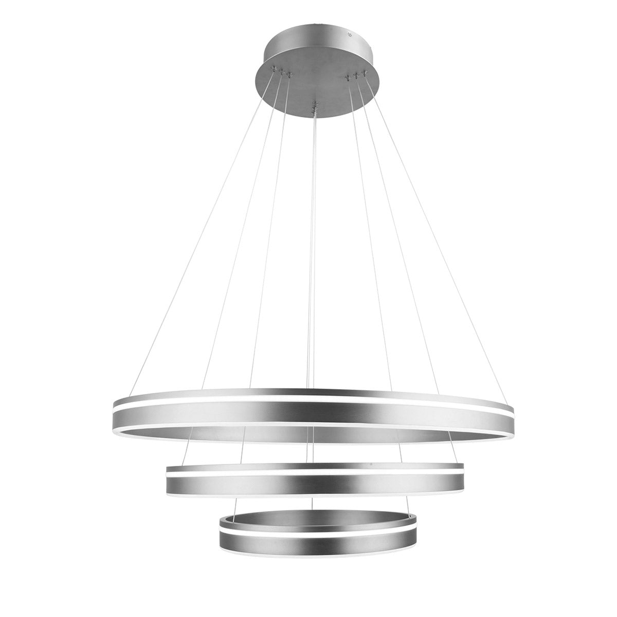 W.A.C. Lighting - PD-40903-SN - LED Chandelier - Voyager - Satin Nickel