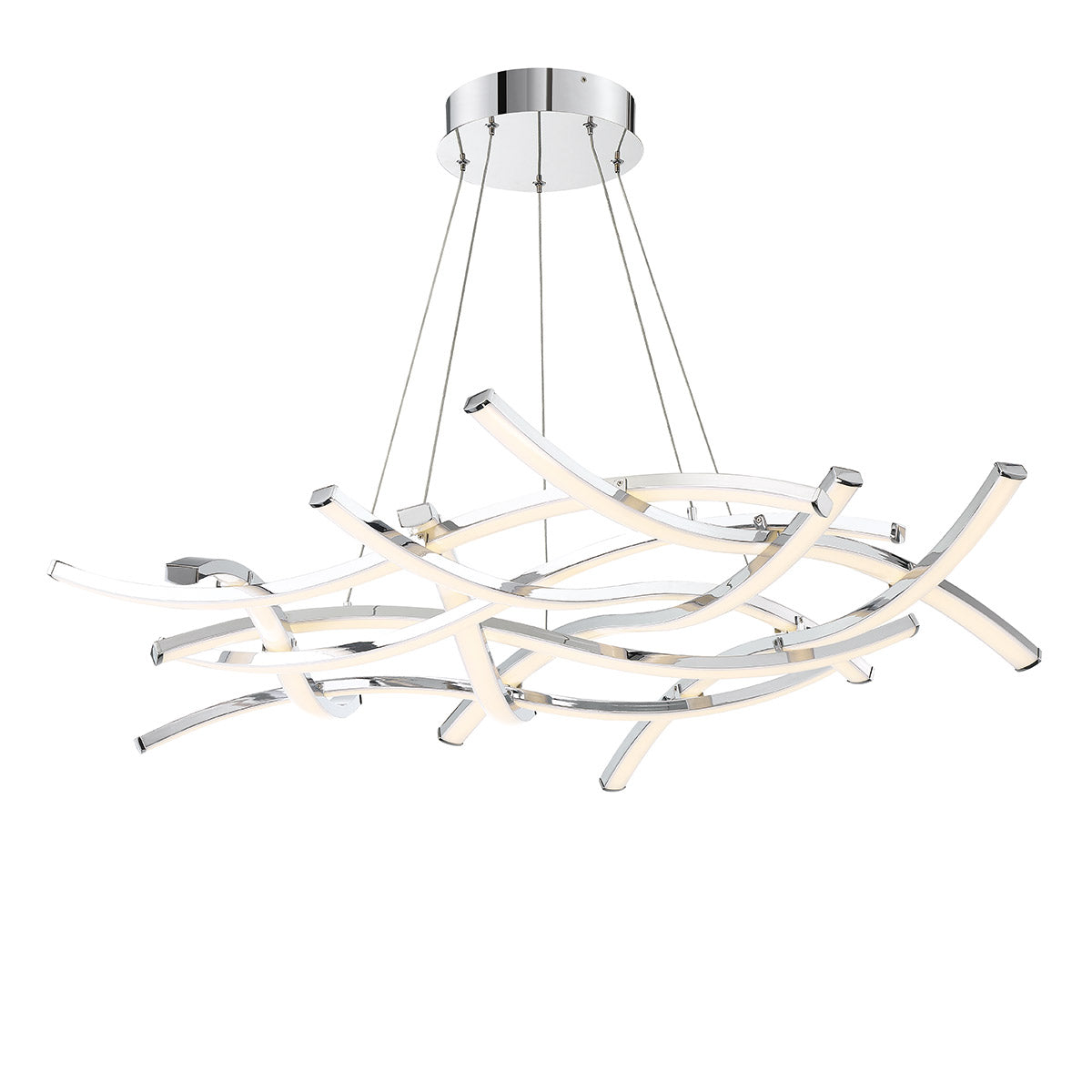 W.A.C. Lighting - PD-60944-CH - LED Chandelier - Divergence - Chrome