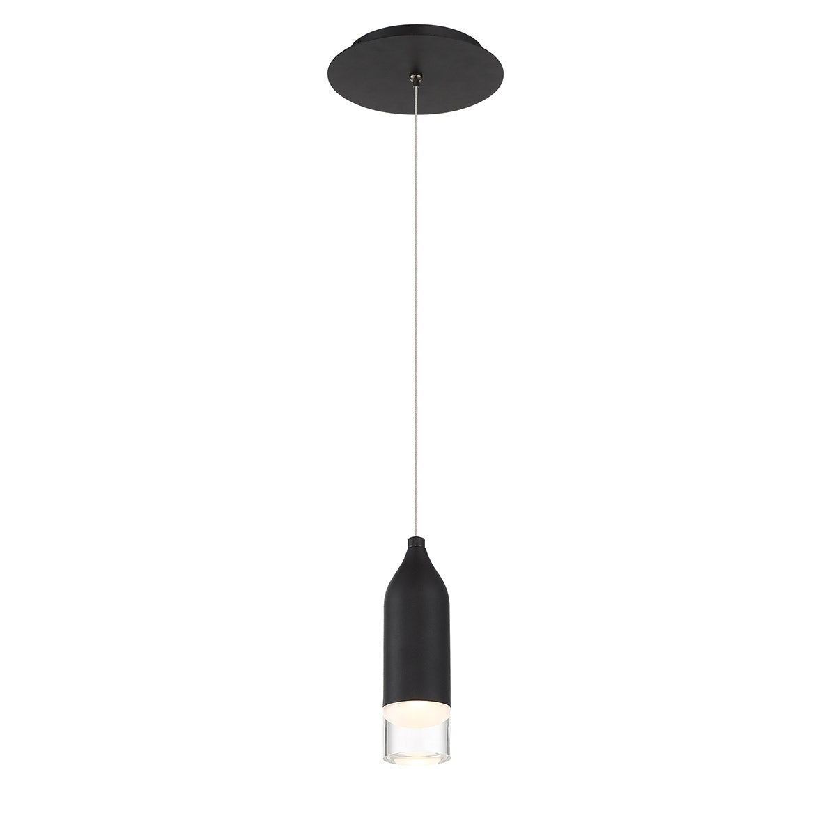 W.A.C. Lighting - PD-76908-BK - LED Pendant - Action - Black