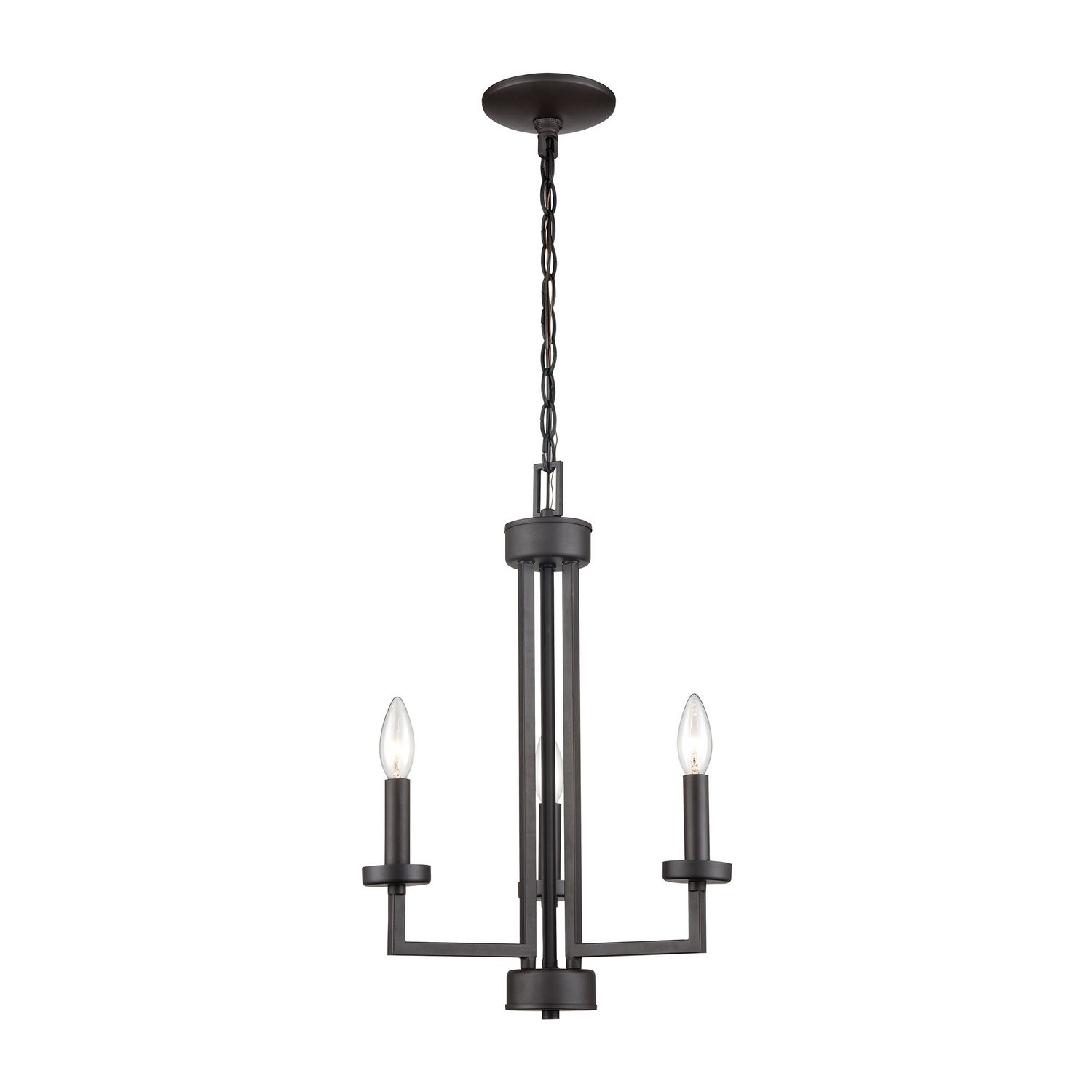 ELK Home - CN240321 - Three Light Chandelier - West End - Oil Rubbed Bronze