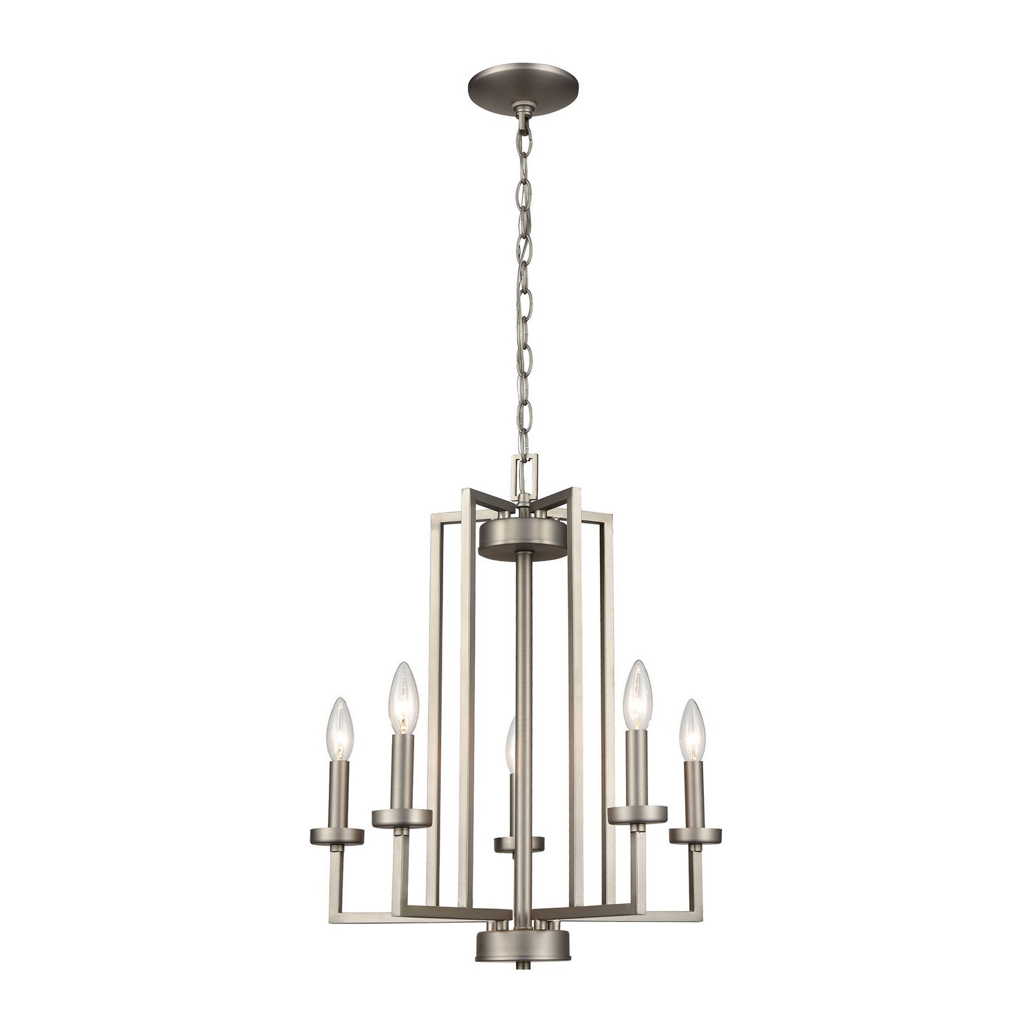 ELK Home - CN240522 - Six Light Chandelier - West End - Brushed Nickel