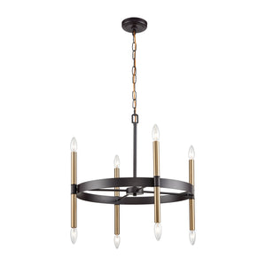 ELK Home - CN260621 - Six Light Chandelier - Notre Dame - Oil Rubbed Bronze