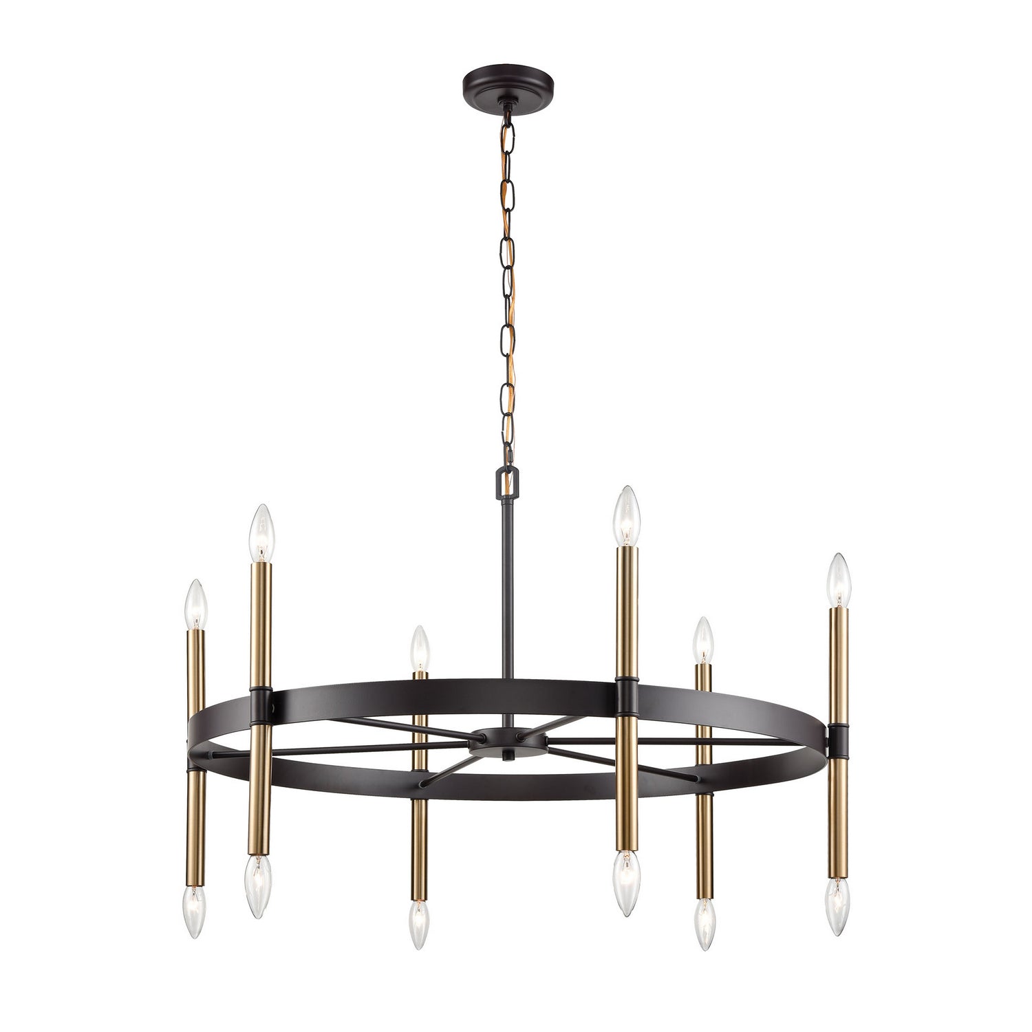 ELK Home - CN261221 - 12 Light Chandelier - Notre Dame - Oil Rubbed Bronze